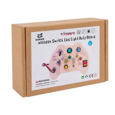 Wooden Switch LED Light Busy Board - Perfect design
