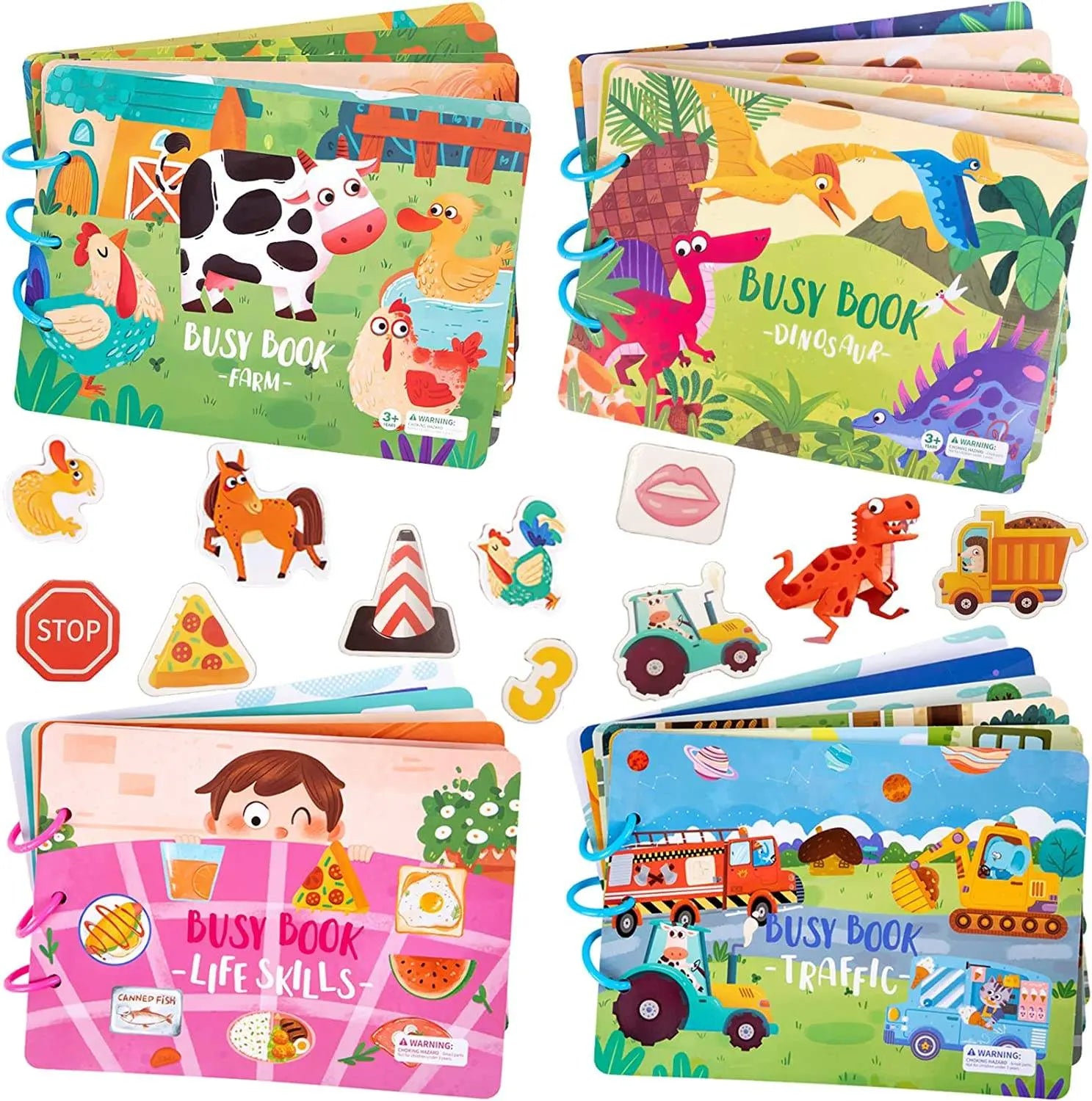 Busy Book for Toddlers (Big)– Interactive Learning Fun! (1pc)