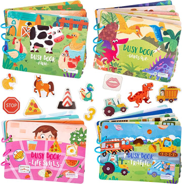 Busy Book for Toddlers (Big)– Interactive Learning Fun! (1pc)
