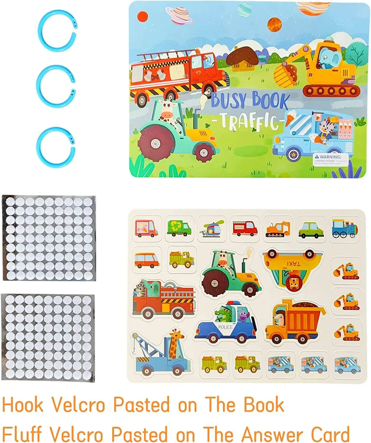 Busy Book for Toddlers (Big)– Interactive Learning Fun! (1pc)