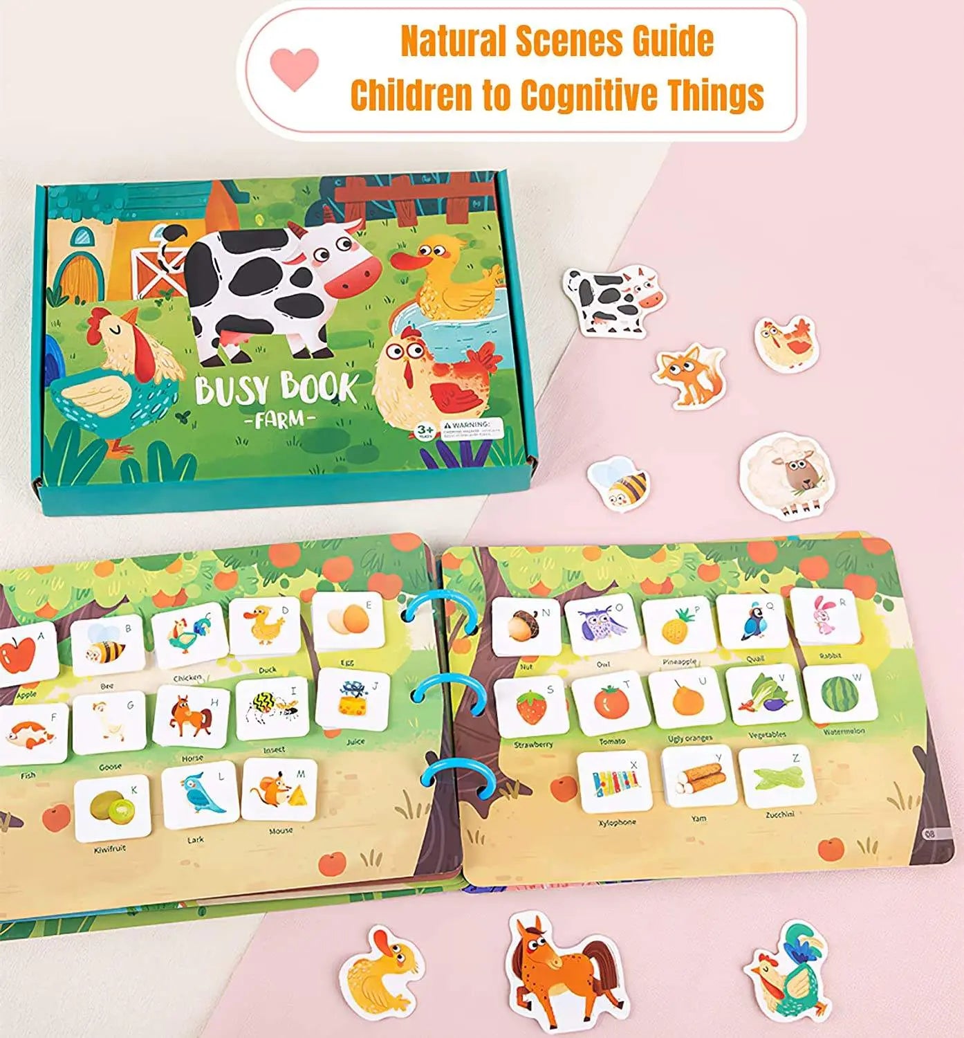 Busy Book for Toddlers (Big)– Interactive Learning Fun! (1pc)