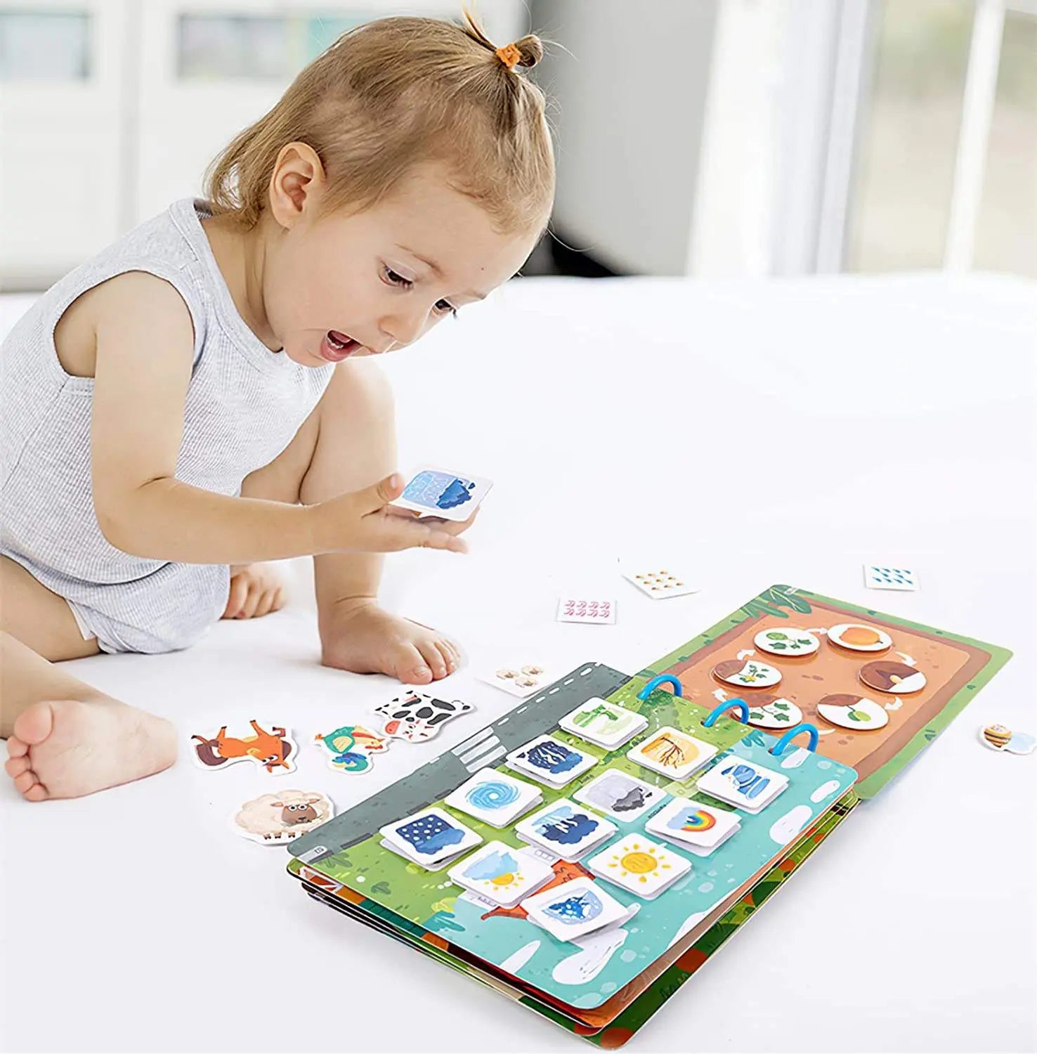 Busy Book for Toddlers (Big)– Interactive Learning Fun! (1pc)