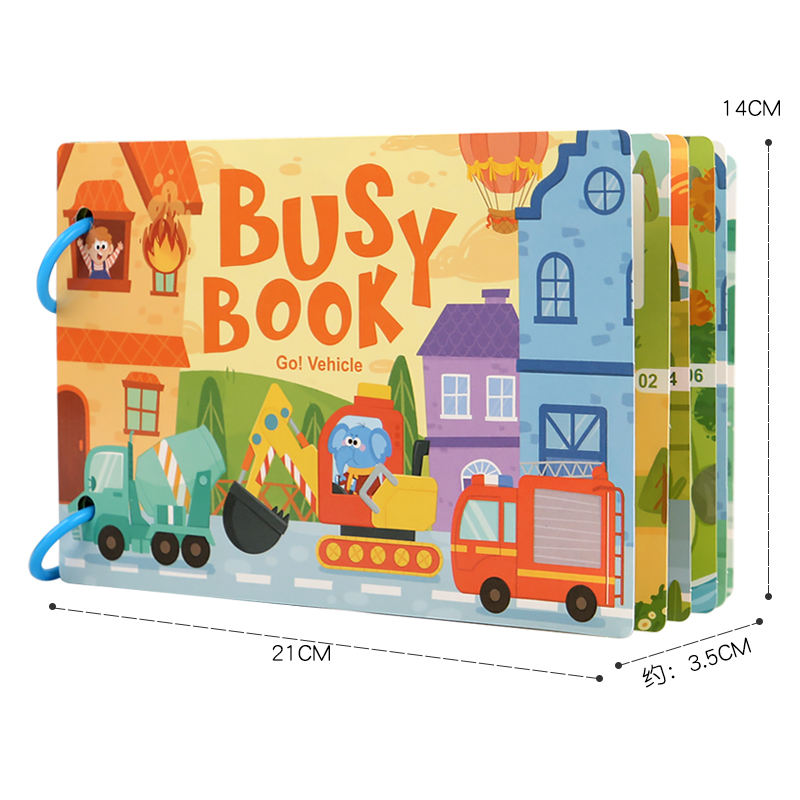 Busy Book for Toddlers – Interactive Learning Fun! (1pc)