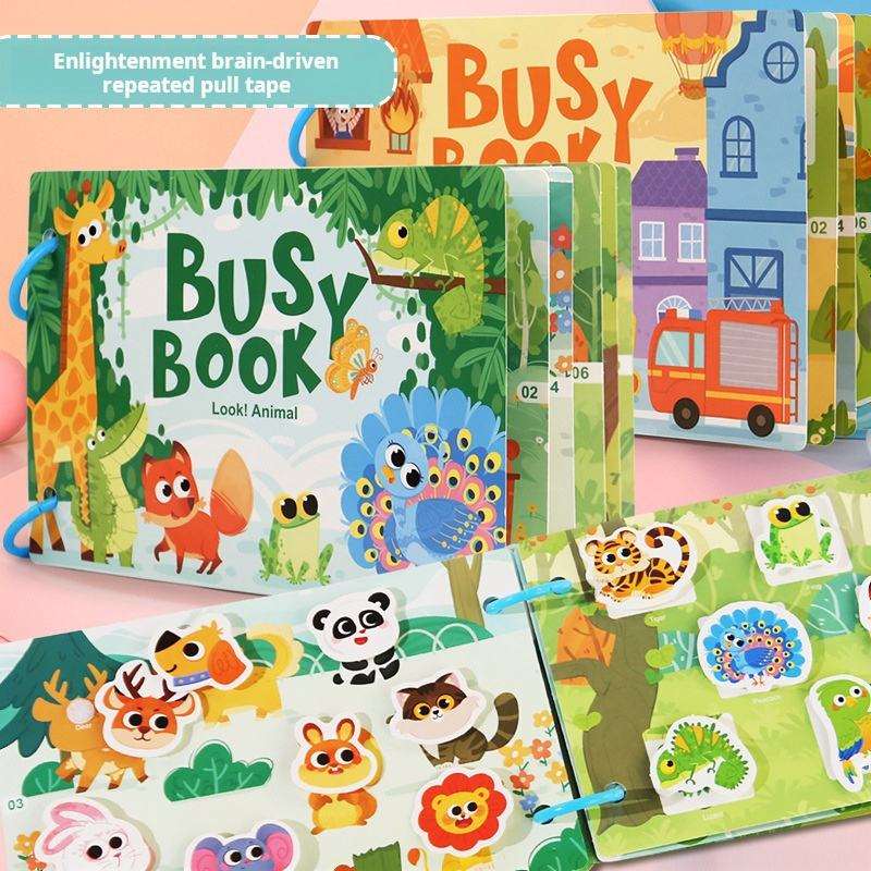 Busy Book for Toddlers – Interactive Learning Fun! (1pc)