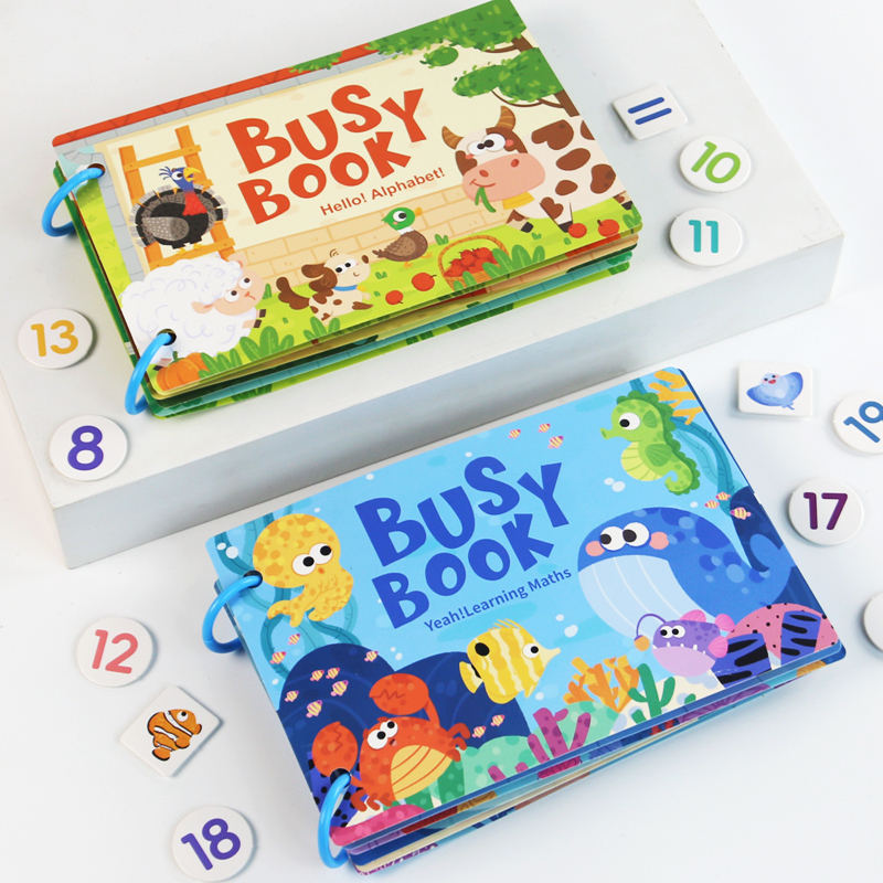 Busy Book for Toddlers – Interactive Learning Fun! (1pc)