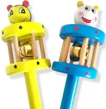 Happy sound Rattle Combo Set - Random design (0-1y)