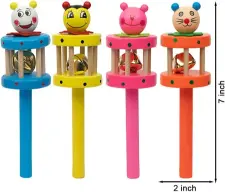 Happy sound Rattle Combo Set - Random design (0-1y)