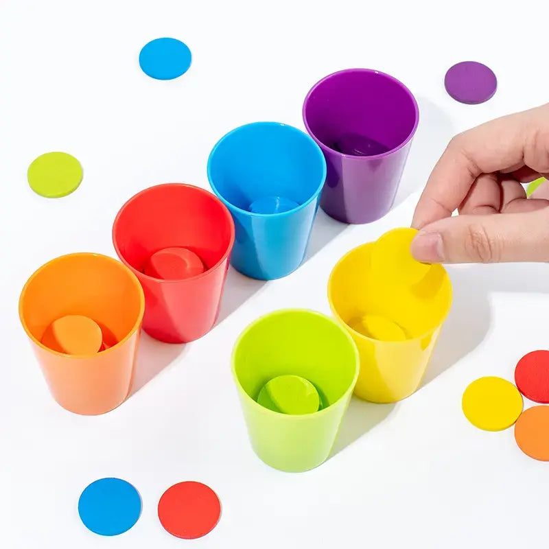 Color classification cup game