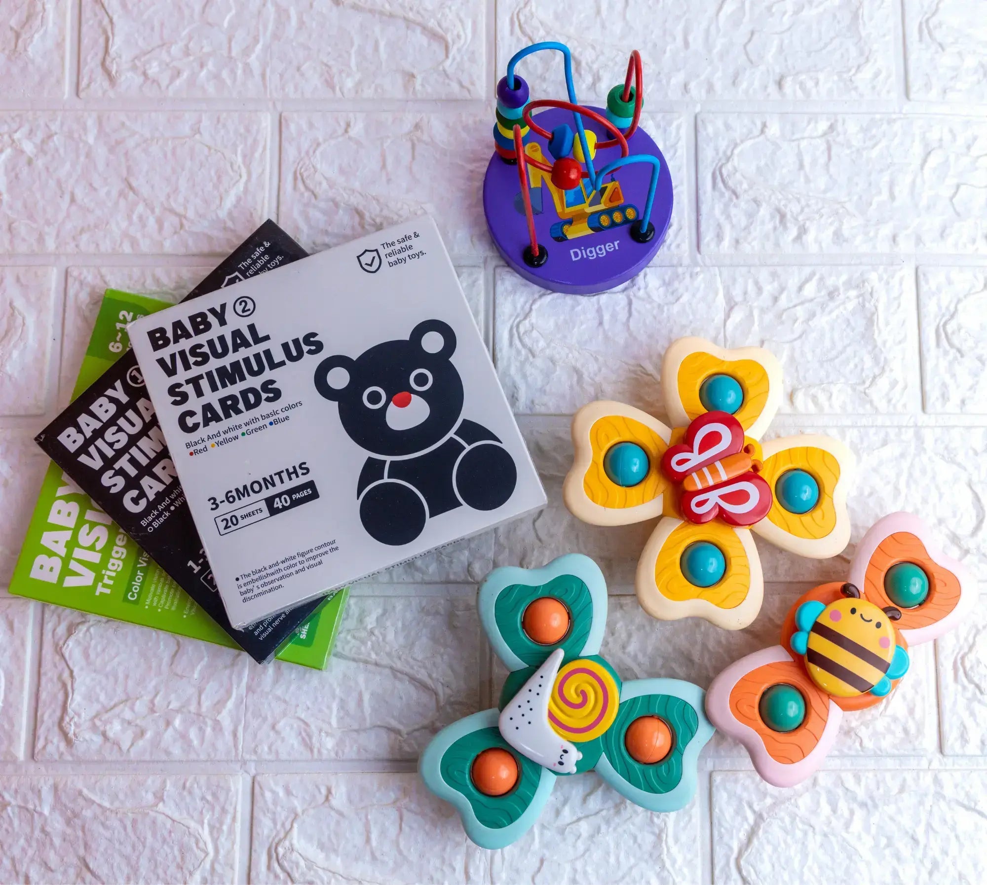 Sweet beginning: New born Combo 1- Vision trigger cards, Spinner and Peaceful tree beads