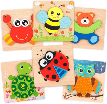 Wooden Puzzle Board – Early Learning Puzzle Collection🧩 (1pc)