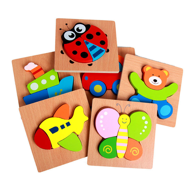 Wooden Puzzle Board – Early Learning Puzzle Collection🧩 (1pc)
