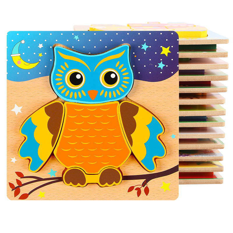 Wooden Puzzle Board – Early Learning Puzzle Collection🧩 (1pc)