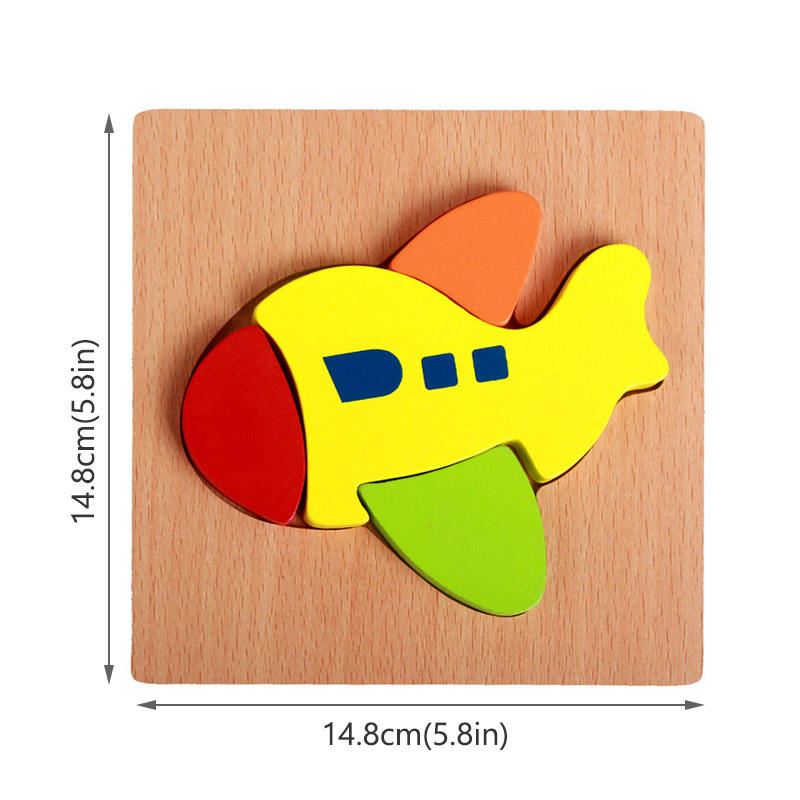 Wooden Puzzle Board – Early Learning Puzzle Collection🧩 (1pc)