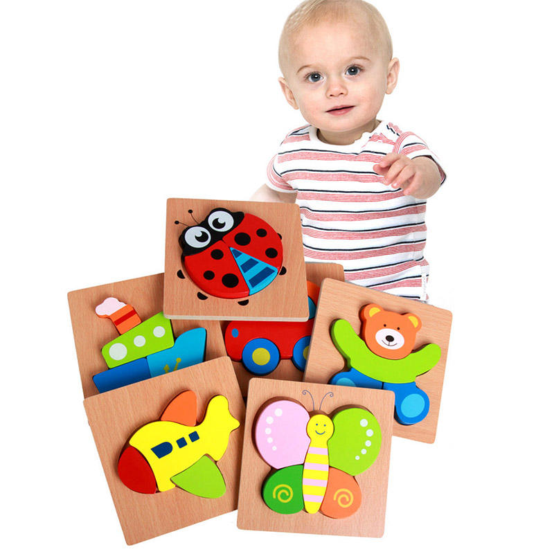 Wooden Puzzle Board – Early Learning Puzzle Collection🧩 (1pc)