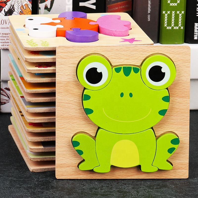 Wooden Puzzle Board – Early Learning Puzzle Collection🧩 (1pc)