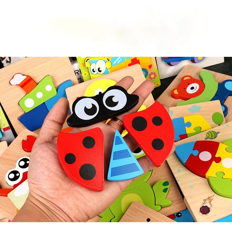 Wooden Puzzle Board – Early Learning Puzzle Collection🧩 (1pc)