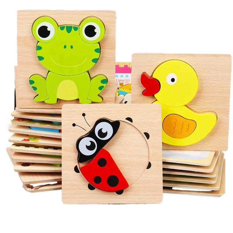 Wooden Puzzle Board – Early Learning Puzzle Collection🧩 (1pc)