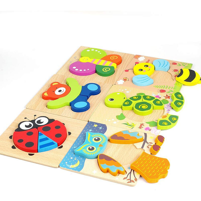 Wooden Puzzle Board – Early Learning Puzzle Collection🧩 (1pc)