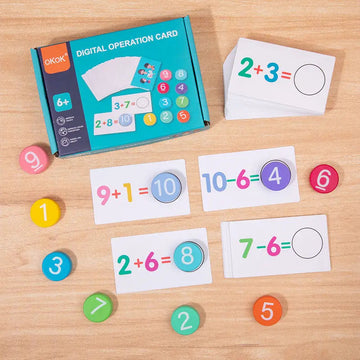 Smart Number Match Cards🧠- Digital operation card