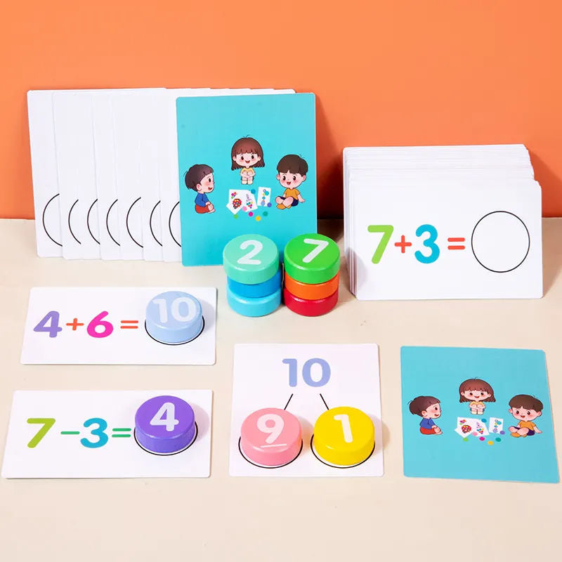 Smart Number Match Cards🧠- Digital operation card
