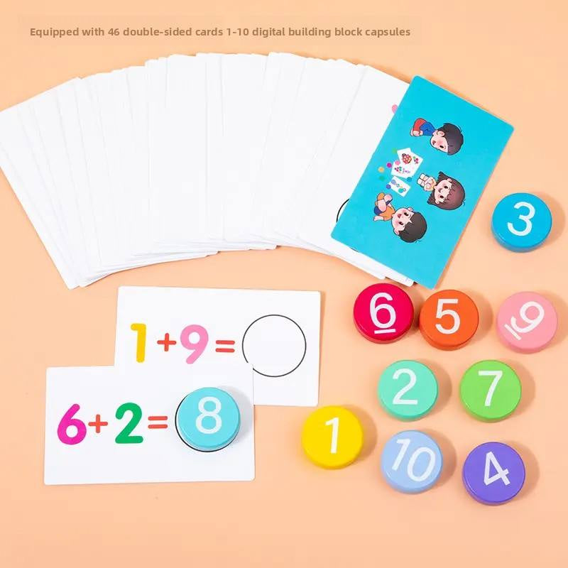 Smart Number Match Cards🧠- Digital operation card