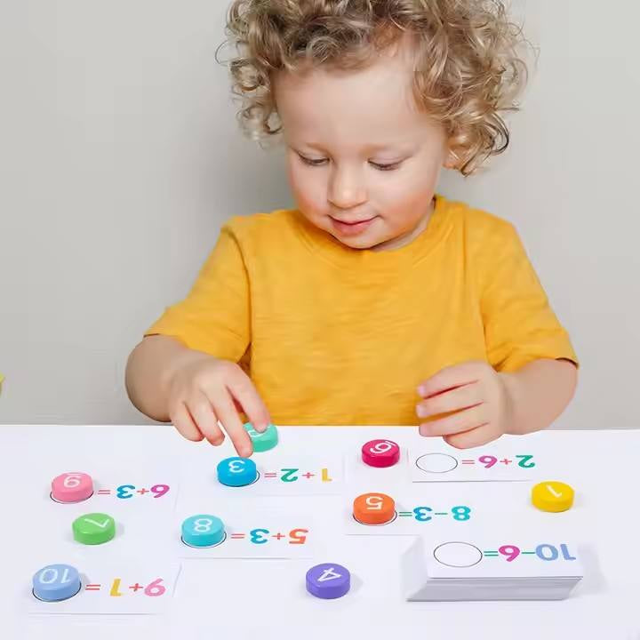 Smart Number Match Cards🧠- Digital operation card