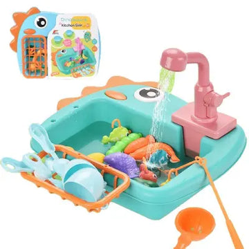 Play Kitchen Sink Set with Running Water – Fun &amp; Learning Combined! 🍳💧