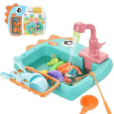 Play Kitchen Sink Set with Running Water – Fun &amp; Learning Combined! 🍳💧