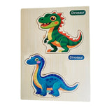 Wooden Animal Jigsaw Puzzle Board – Early Learning Puzzle Collection🧩