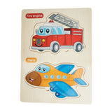 Wooden Animal Jigsaw Puzzle Board – Early Learning Puzzle Collection🧩