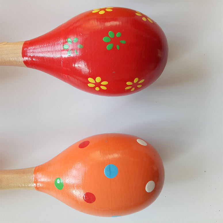 Double sided bell rattle🎵 (Random design)(1pc)