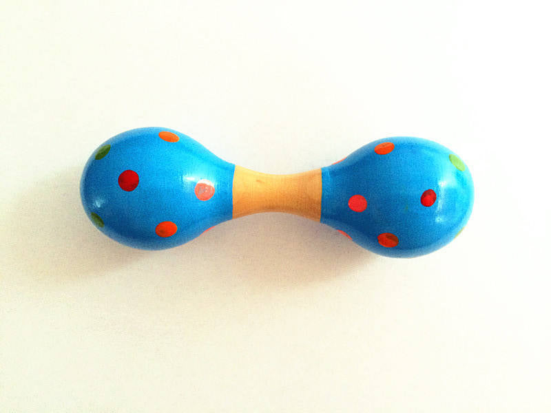 Double sided bell rattle🎵 (Random design)(1pc)