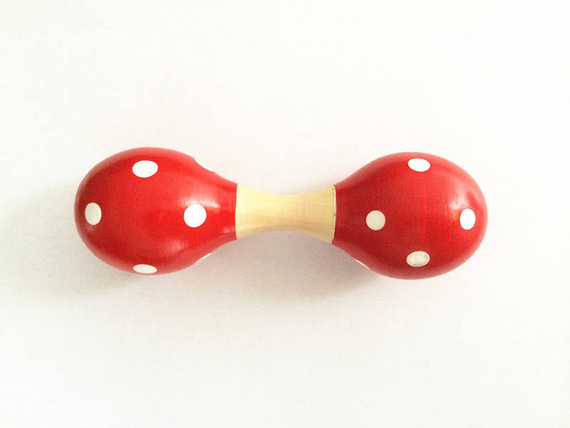 Double sided bell rattle🎵 (Random design)(1pc)