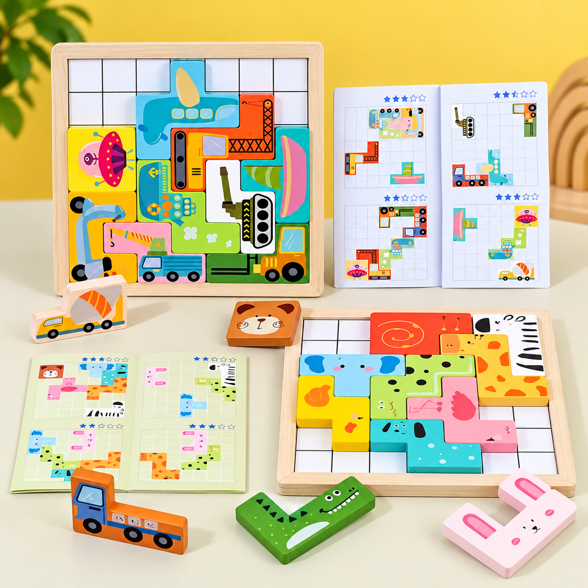 Enlightenment logical puzzle- animal/transport theme