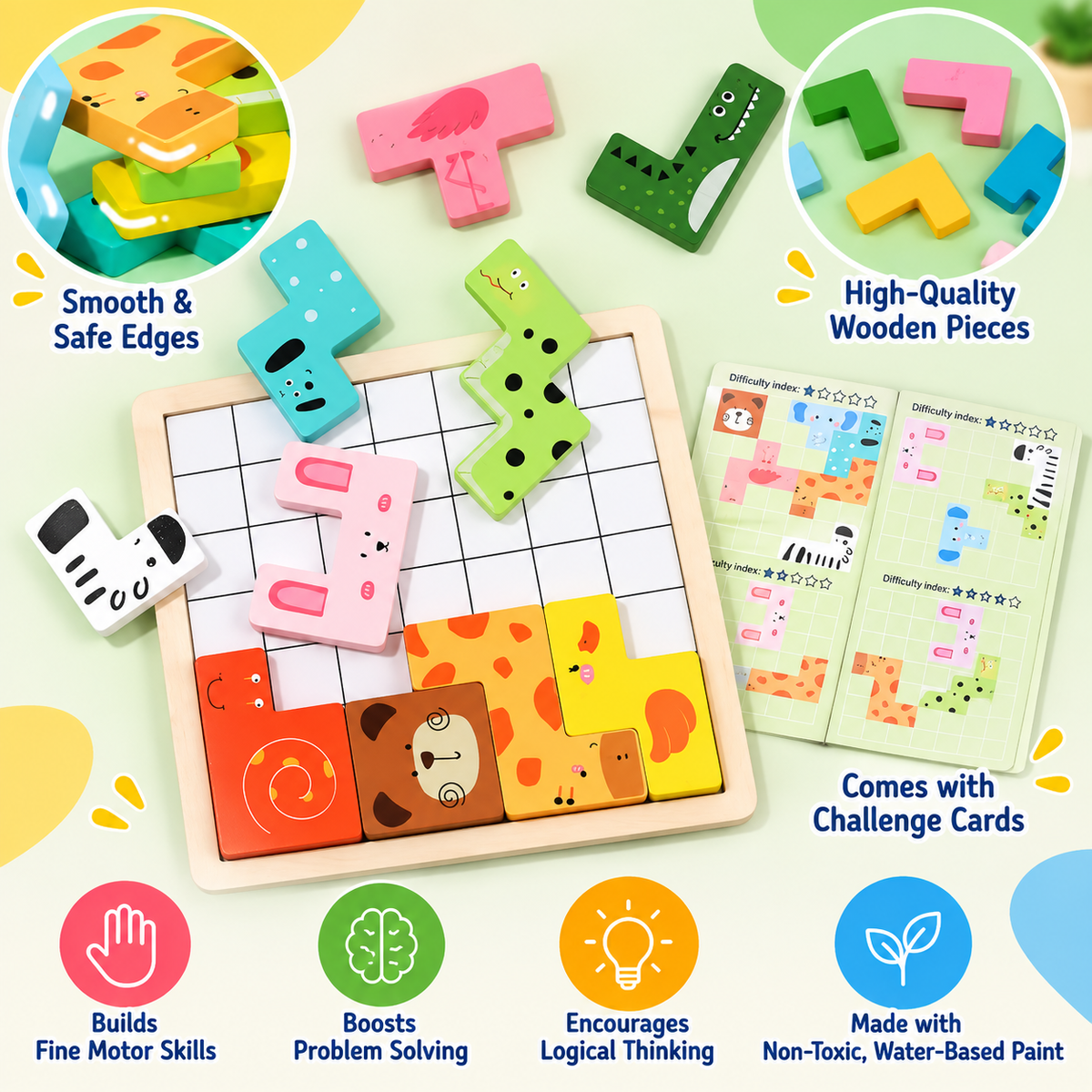 Enlightenment logical puzzle- animal/transport theme