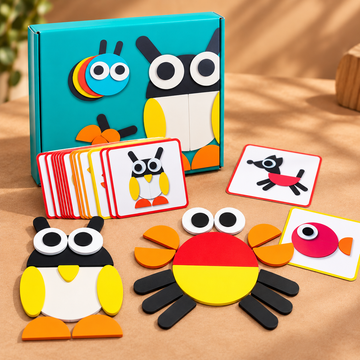 Geo animo shapes puzzle