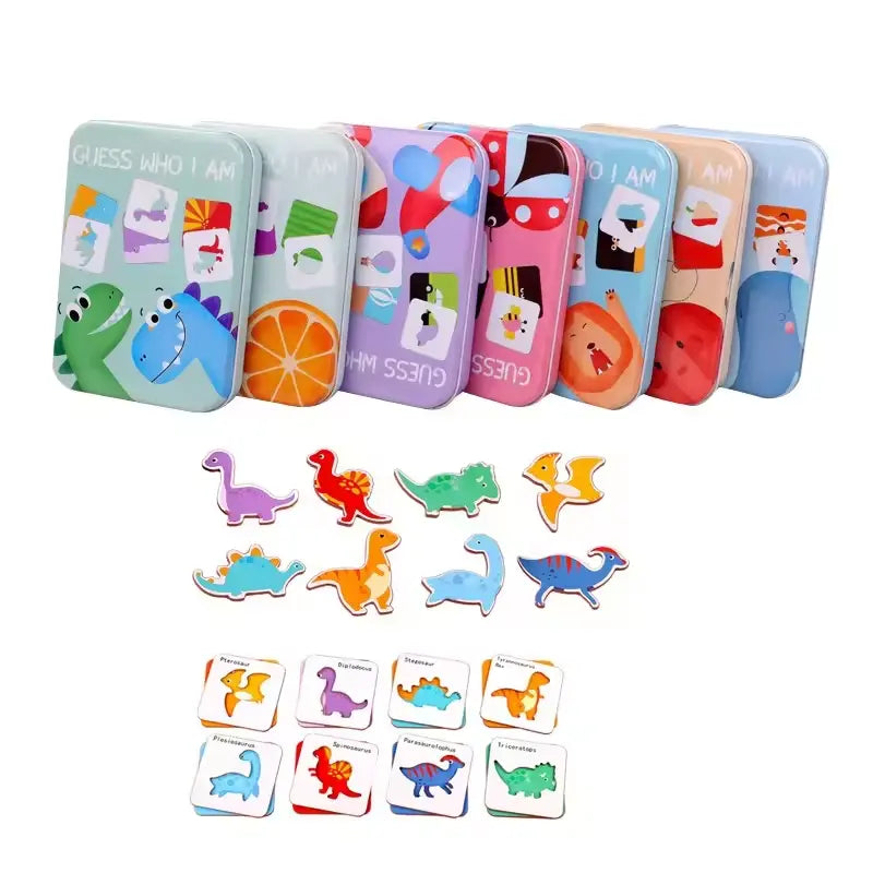 Guess Who Am I-  Discovery puzzle Game Fun game for early learners