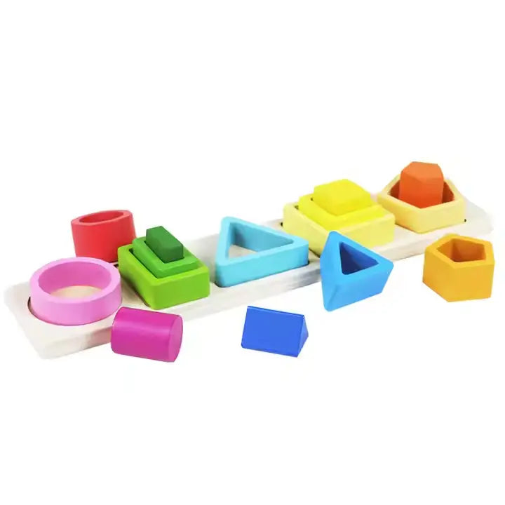 5 column shape sorter- small to big