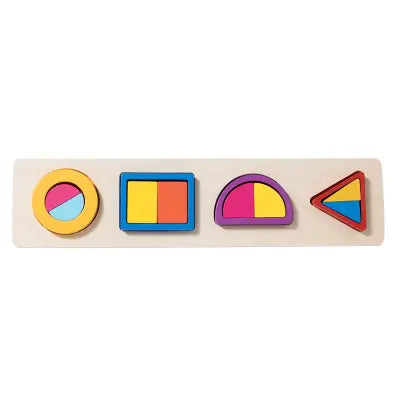 Wooden Four Column Shape Puzzle- Random design