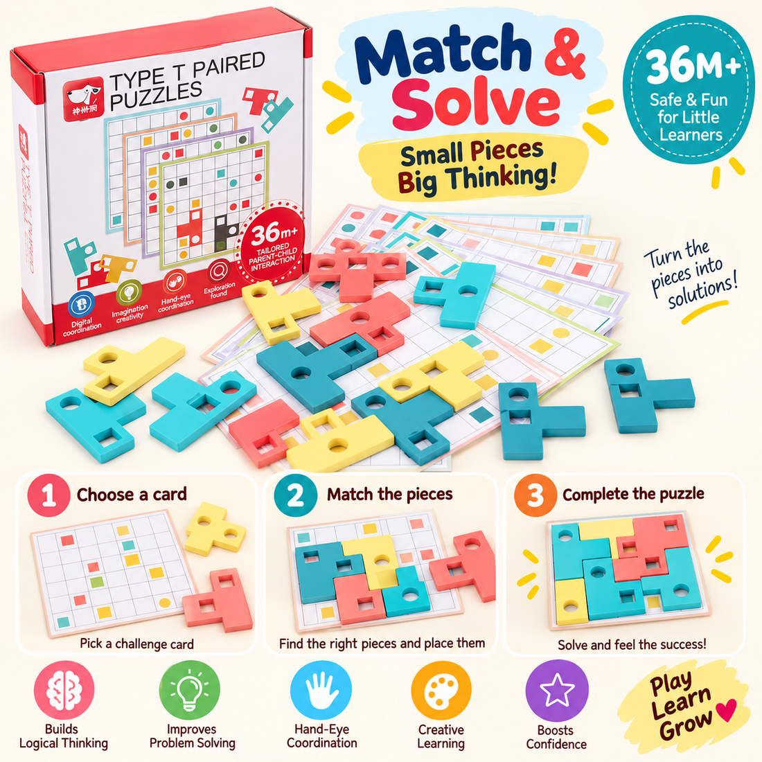 T&L Paired Brain Teaser Jigsaw puzzle