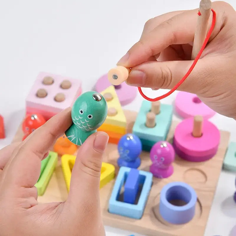 Montessori Magnetic four in one activity