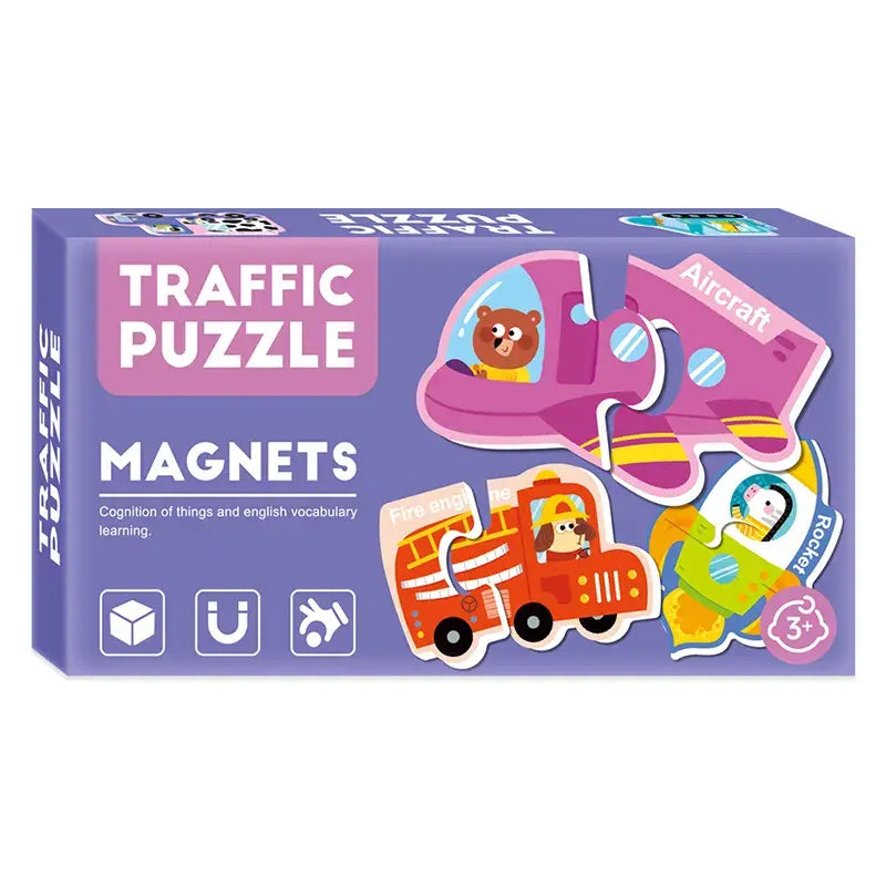 Magnetic theme puzzle