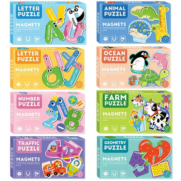 Magnetic theme puzzle