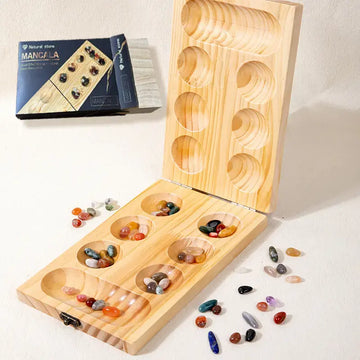 Mancala natural stone chess play game
