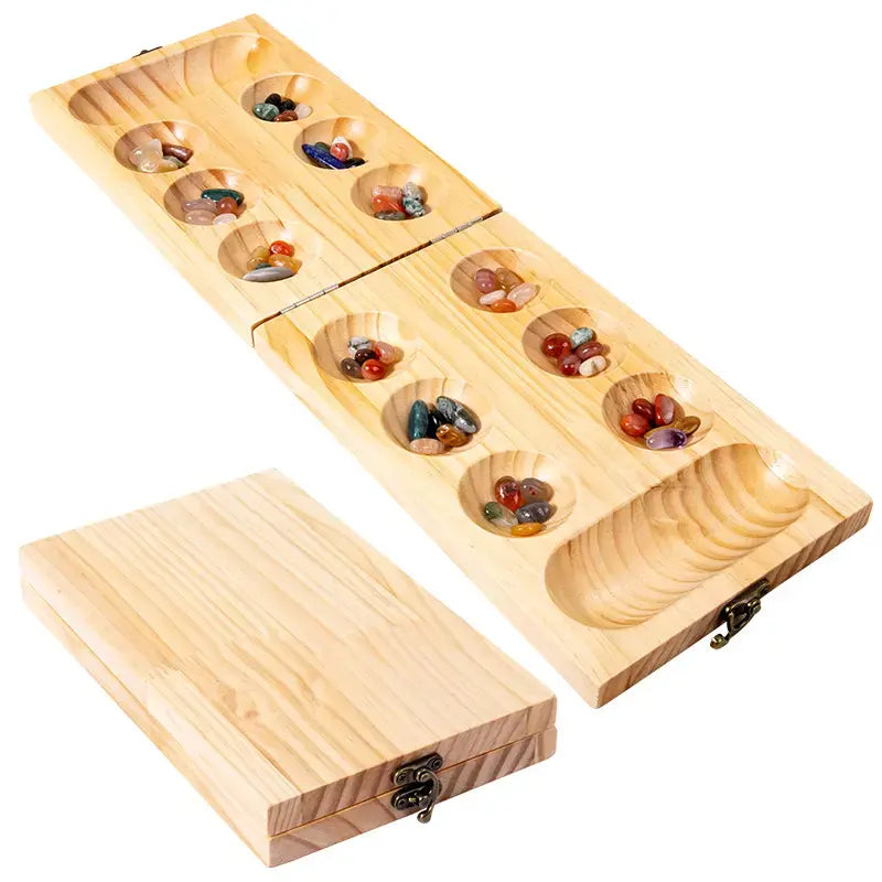 Mancala natural stone chess play game