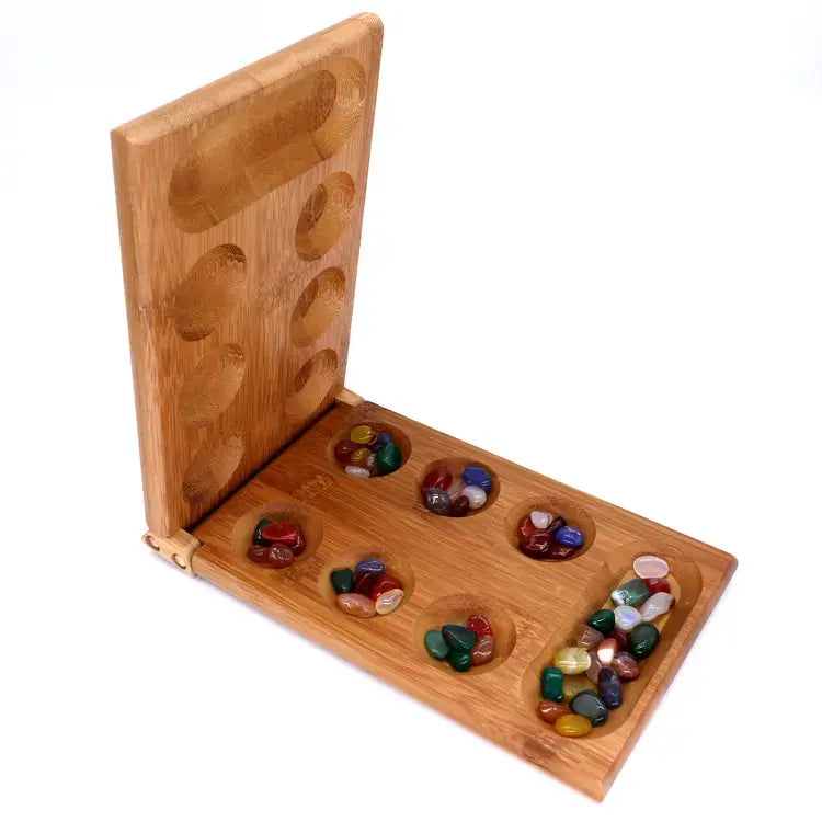 Mancala natural stone chess play game