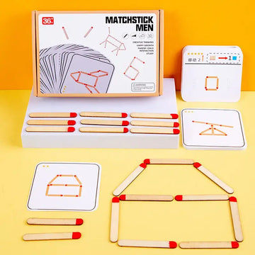 Matchbox stick card game
