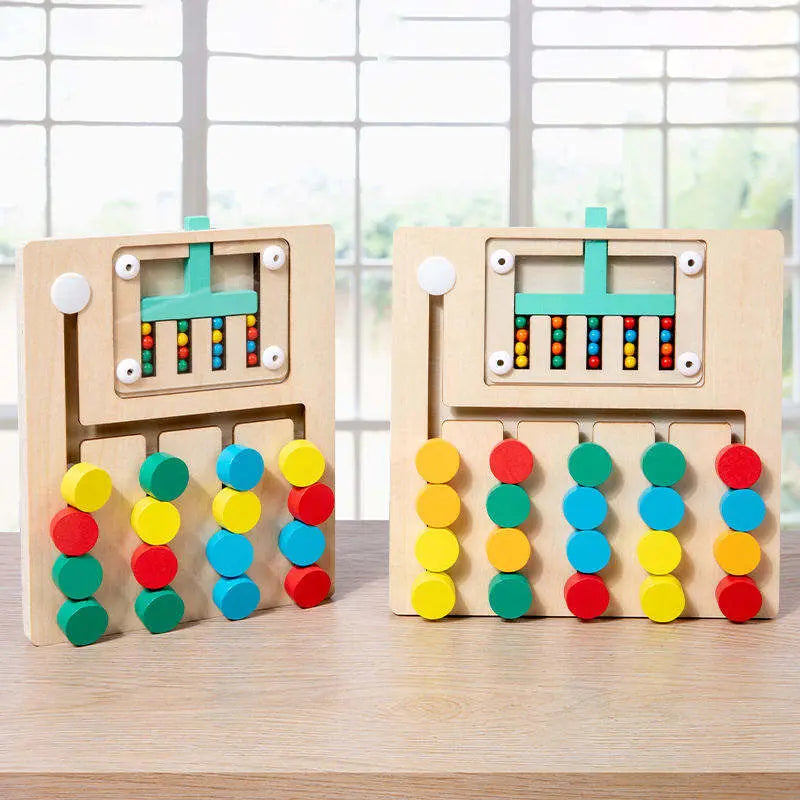 Montessori Counting & Sorting Board- Mobile four and five color
