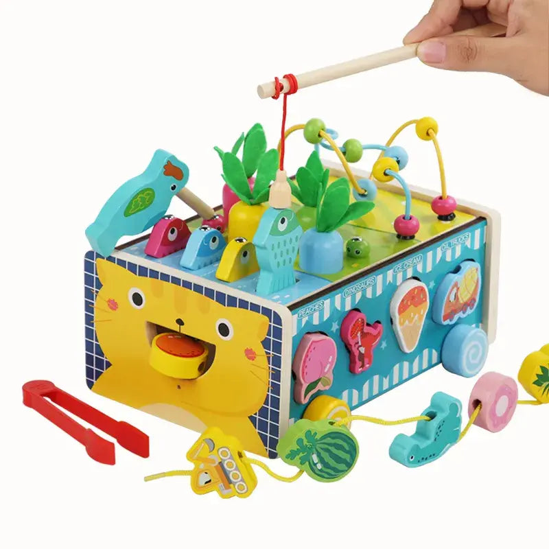 Multifunctional 8 in 1 montessori vehicle