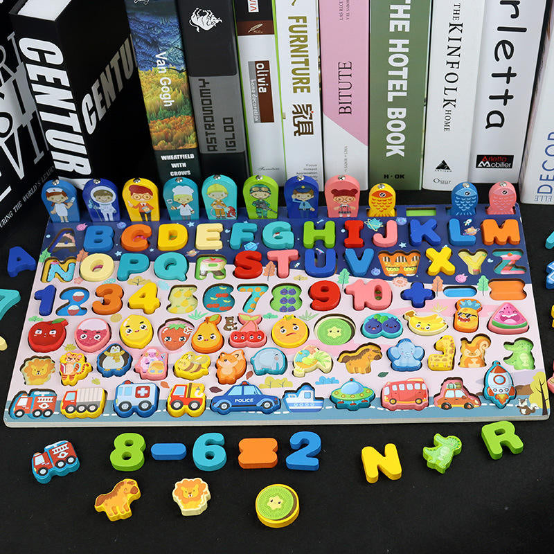 Multifunctional 8 in 1 activity board- one board for 8 activities